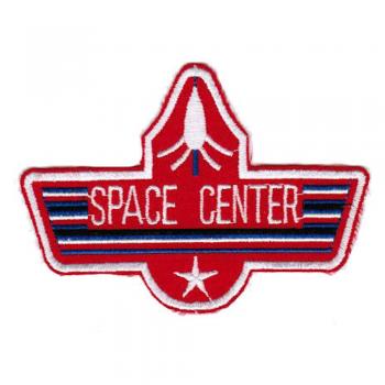 AUFNÄHER - Raumfahrt -Space Center - 00705 - Gr. ca. 10 x 7,5 cm - Patches Stick Applikation
