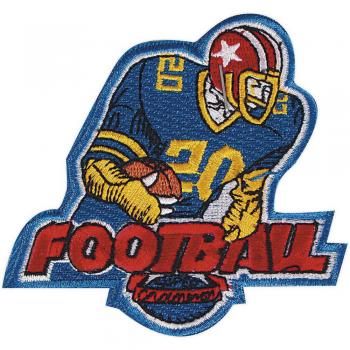 Aufnäher - Footballspieler - 04559 - Gr. ca. 8 x 8 cm - Patches Stick Applikation