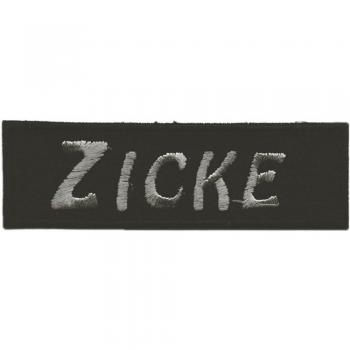 Aufnäher - ZICKE - 04049 - Gr. ca. 9 x 2,5 cm - Patches Stick Applikation
