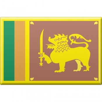 Kühlschrankmagnet - Länderflagge Sri Lanka - Gr.ca. 8x5,5 cm - 37826 - Magnet