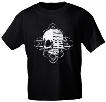 T-Shirt unisex mit Print - Reeperbahn - 10531 schwarz - Gr. M