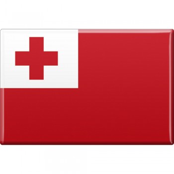 Magnet - Länderflagge Tonga - Gr.ca. 8x5,5 cm - 37839 - Kühlschrankmagnet