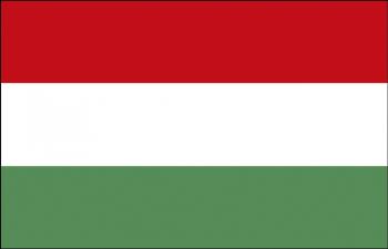 Länder-Flagge - Ungarn - Gr. ca. 40x30cm - 77178 - Flagge, Schwenkfahne, Stockländerfahne