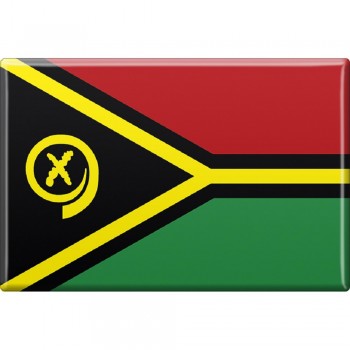 Magnet - Länderflagge Vanuatu - Gr.ca. 8x5,5 cm - 37851