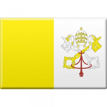 Magnet - Länderflagge Vatikanstadt - Gr.ca. 8x5,5 cm - 37852