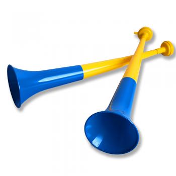 Vuvuzela Horn Fan-Trompete - Gesamtlänge ca. 60cm - 3teilig UKRAINE - 77544