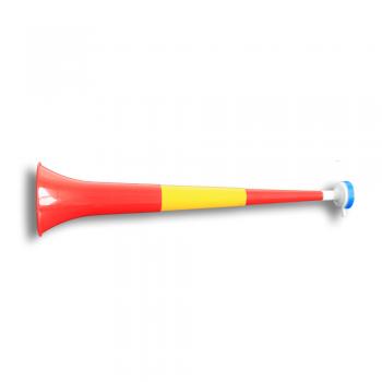 Vuvuzela Horn Fan-Trompete Fussball - Gesamtlänge ca. 55cm - 4teilig Spanien 39345-5