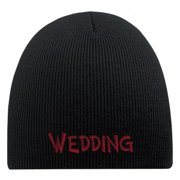 Beanie Mütze Wedding 54890 Schwarz