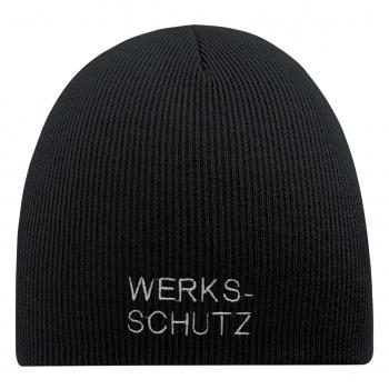 Beanie Mütze Werksschutz 55608 schwarz
