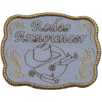 AUFNÄHER RODEO WESTERN COWBOY Gr. ca. 9cm x 7cm 00010 Patches Stick Applikation