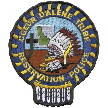 AUFNÄHER Patches Applikation - Reservation Police - 04493 Gr. ca. 10,5 x 12 cm