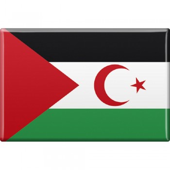 Magnet - Länderflagge Westsahara - Gr.ca. 8x5,5 cm - 37855