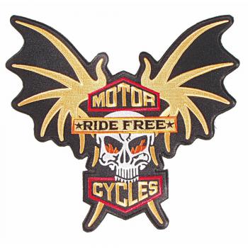 Rückenaufnäher - Motor Ride Free Cycles - 08064 - Gr. ca. 30 x 24 cm
