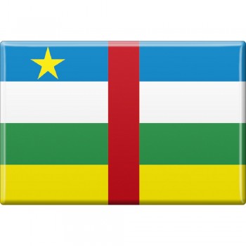 Magnet - Länderflagge Zentralafrika - Gr.ca. 8x5,5 cm - 37856