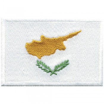 Aufnäher Länderfahne Patch - ZYPERN - 20464 Gr. ca. 8 x 5cm