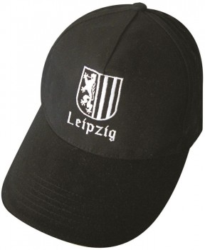 Baseballcap mit Einstickung - LEIPZIG Wappen - 68861 schwarz