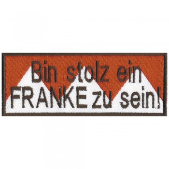 Aufnäher Applikation Stick-Emblem Patch Motive - Gr. ca. 11,5 x 4,5 cm - FRANKEN - 00409 -