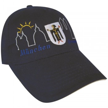 Baseballcap mit Stick - München Germany - 68157 dunkelblau