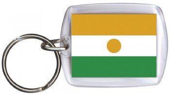 Schlüsselanhänger Anhänger - NIGER - Gr. ca. 4x5cm - 81120 - Keyholder WM Länder