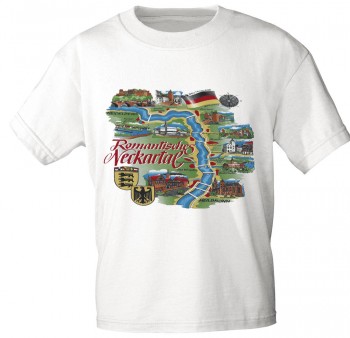 T-Shirt - Souvenir City Line - NECKARTAL - 09710 - Gr. S - XXL