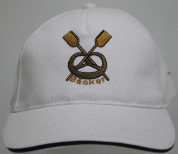 Baseballcap mit Bestickung - Zunftzeichen Bäcker  - 68611 weiss