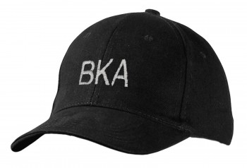 Baseballcap mit Stick - BKA - 68441 schwarz