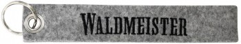 Filz-Schlüsselanhänger mit Stick WALDMEISTER Gr. ca. 17x3cm 14154 grau