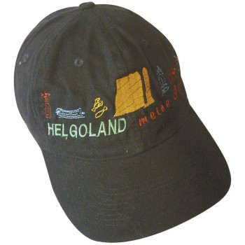 Baseballcap mit Einstickung - Insel Helgoland - 68874 schwarz