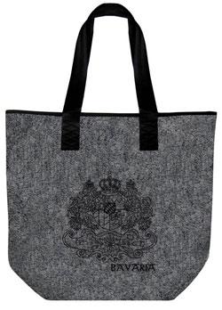 Filztasche mit Stickmotiv - Wappen Bavaria - 26007 - Tasche Shopper Bag Umhängetasche
