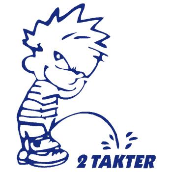 Pinkelmännchen Applikations-Aufkleber - 2Takter - 303621 Gr. ca. 15cm