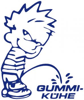 Pinkelmännchen Applikations-Aufkleber - Gummi Kühe - 303616 Gr. ca. 15cm