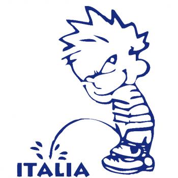 Pinkelmännchen Applikations-Aufkleber - Italia - 303632 Gr. ca. 15cm