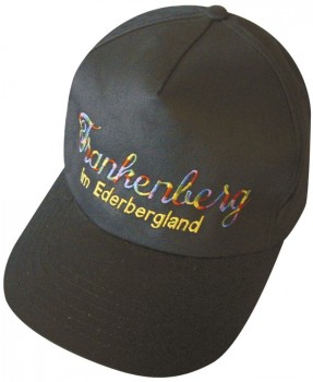 Baseballcap mit Einstickung - Frankenberg im Ederberland - 68892 schwarz