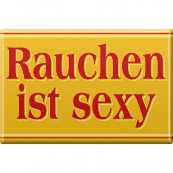 Magnet - Rauchen ist... - Gr. ca. 8 x 5,5 cm - 38457 - Küchenmagnet