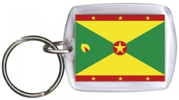 Schlüsselanhänger Anhänger - GRENADA - Gr. ca. 4x5cm - 81055 - WM-Länder