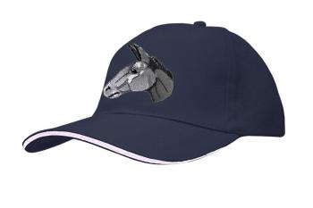 Baseballcap mit Einstickung - grauer Esel donkey ass - versch. Farben 69251