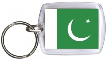 Schlüsselanhänger Anhänger - PAKISTAN - Gr. ca. 4x5cm - 81129 -  Keyholder WM Länder