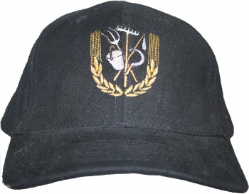 Baseballcap mit Einstickung  - Zunftzeichen Landwirtschaft - 68618 schwarz