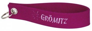 Filz-Schlüsselanhänger mit Stick Grömitz Gr. ca. 17x3cm 14216 pink
