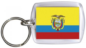Schlüsselanhänger - ECUADOR - Gr. ca. 4x5cm - 81044 -  WM Länder