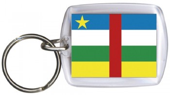 Schlüsselanhänger Anhänger - ZENTRALAFRIKA - Gr. ca. 4x5cm - 81187 - Keyholder WM Länder