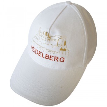 Baseballcap mit Einstickung - Heidelberg - 68828 weiss