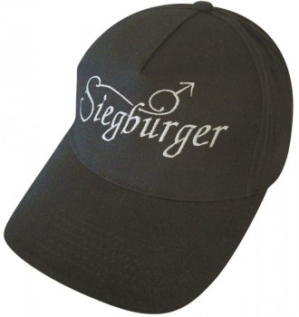Baseballcap mit Stick - SIEGBURGER - 68919 schwarz