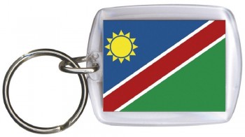 Schlüsselanhänger Anhänger - NAMIBIA - Gr. ca. 4x5cm - 81114 -  Keyholder WM Länder