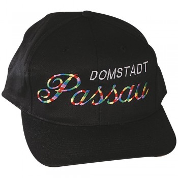 Baseballcap mit Einstickung - Domstadt Passau - 68022 schwarz