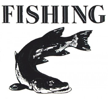 PVC Aufkleber Applikation Fisch - Fische - Angler - Angeln - FISHING - 307126 - Gr. ca. 7 x 6,5 cm