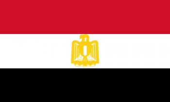 Stockländerfahne - Ägypten - Gr. ca. 40x30cm - 77001 - Dekoflagge zum Hissen