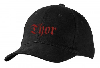 Baseballcap mit Stick - Thor - 68458 schwarz