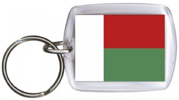Schlüsselanhänger Anhänger - MADAGASKAR - Gr. ca. 4x5cm - 81097 - Keyholder WM Länder