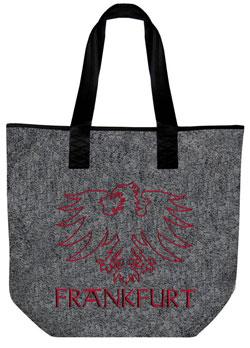 Filztasche mit Einstickung - FRANKFURT ADLER - 26021 - Shopper Tasche Bag